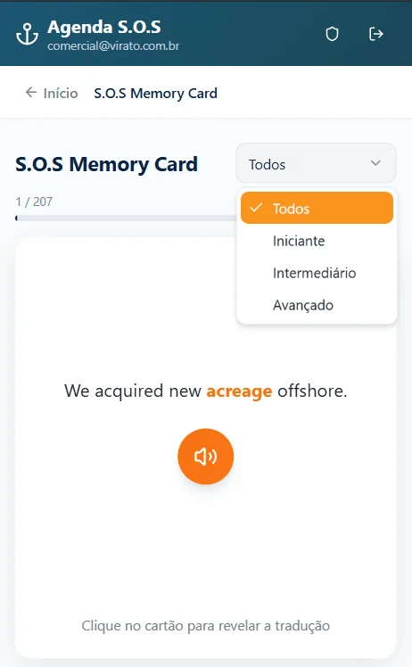 Flashcards do DECK
